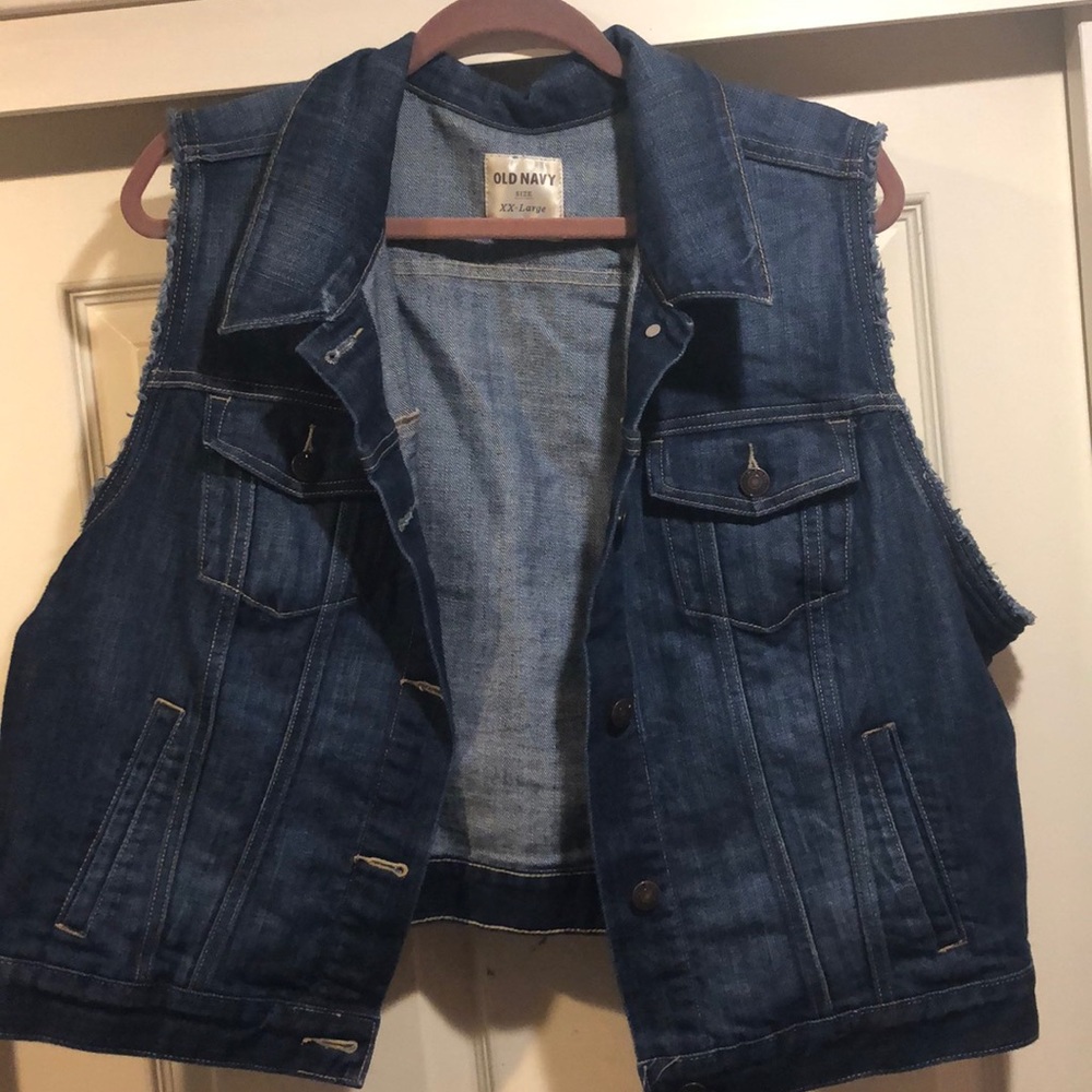 Denim vest from Old Navy size XXL
